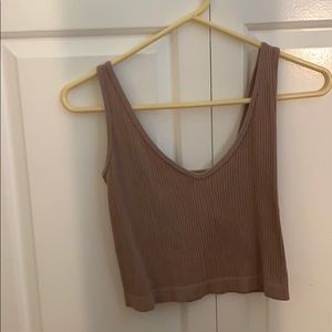 Free people ribbed crop top